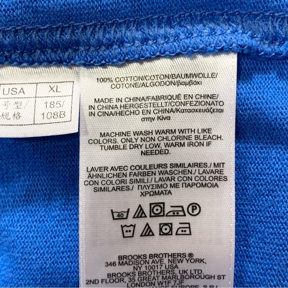 Brooks Brothers 346~Men's 100% Cotton Long Sleeve Crewneck Pullover Shirt~Sz XL - Picture 13 of 13